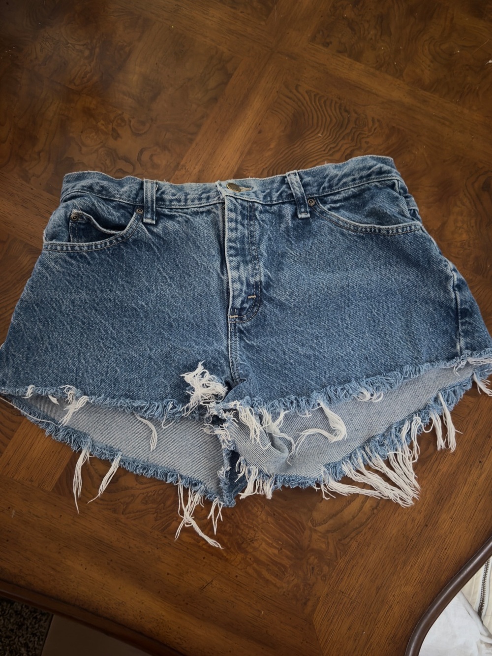 Frayed Hem riders lee relaxed
